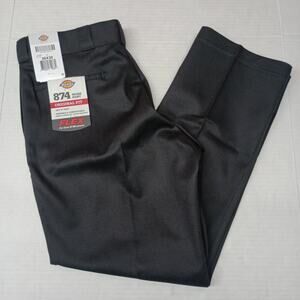 Dickies 874 Pants Men's Original Fit Classic Work Uniform Pants 36x30 Black NWT